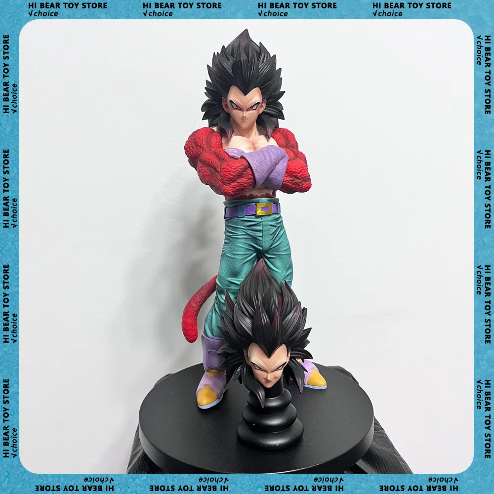 31cm Dragon Ball Super Saiyan 4 Vegeta JT Series Anime Figure Model 2 Headed Action Pvc Statue Collection Decoration Toys Gifts
31cm Dragon Ball Super Saiyan 4 Vegeta JT Series Anime Figure Model 2 Headed Action Pvc Statue Collection Decoration Toys Gifts