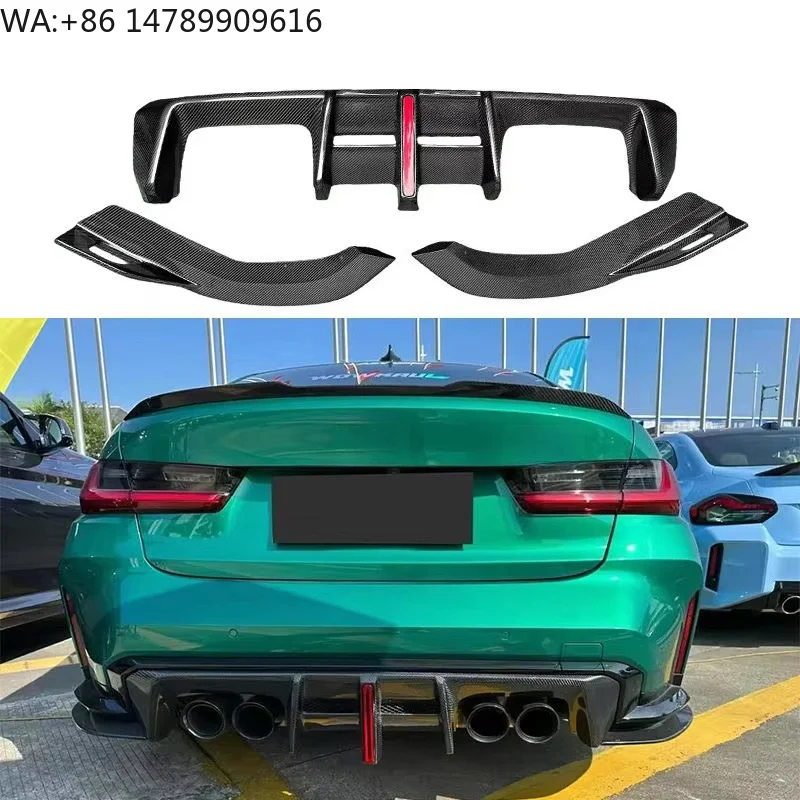 YOMDO G80 G82 Real Carbon Fiber Ae Style Rear Diffuser Rear Bumper Lip Rear Splitter for G80 M3 G82 M4
YOMDO G80 G82 Real Carbon Fiber Ae Style Rear Diffuser Rear Bumper Lip Rear Splitter for G80 M3 G82 M4