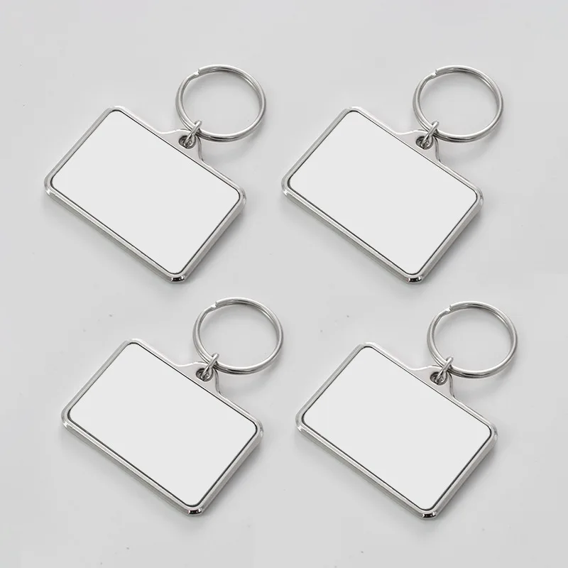 10pcs Keychain Sublimation DIY White Double Blank Alloy Cross Rectangle Dog Keyring Lovely Backpack Handbag Pendant
10pcs Keychain Sublimation DIY White Double Blank Alloy Cross Rectangle Dog Keyring Lovely Backpack Handbag Pendant