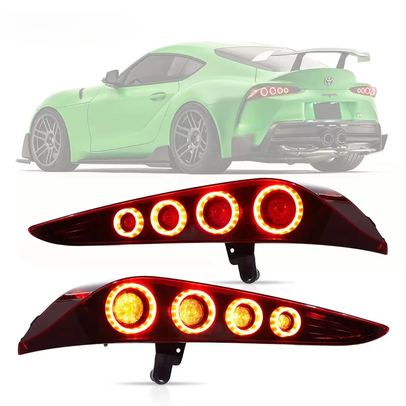 Factory Full LED 2019-UP 5th Gen (Model Code J29/DB A90/A91) Tail Lights for Toyota GR Supra
Factory Full LED 2019-UP 5th Gen (Model Code J29/DB A90/A91) Tail Lights for Toyota GR Supra