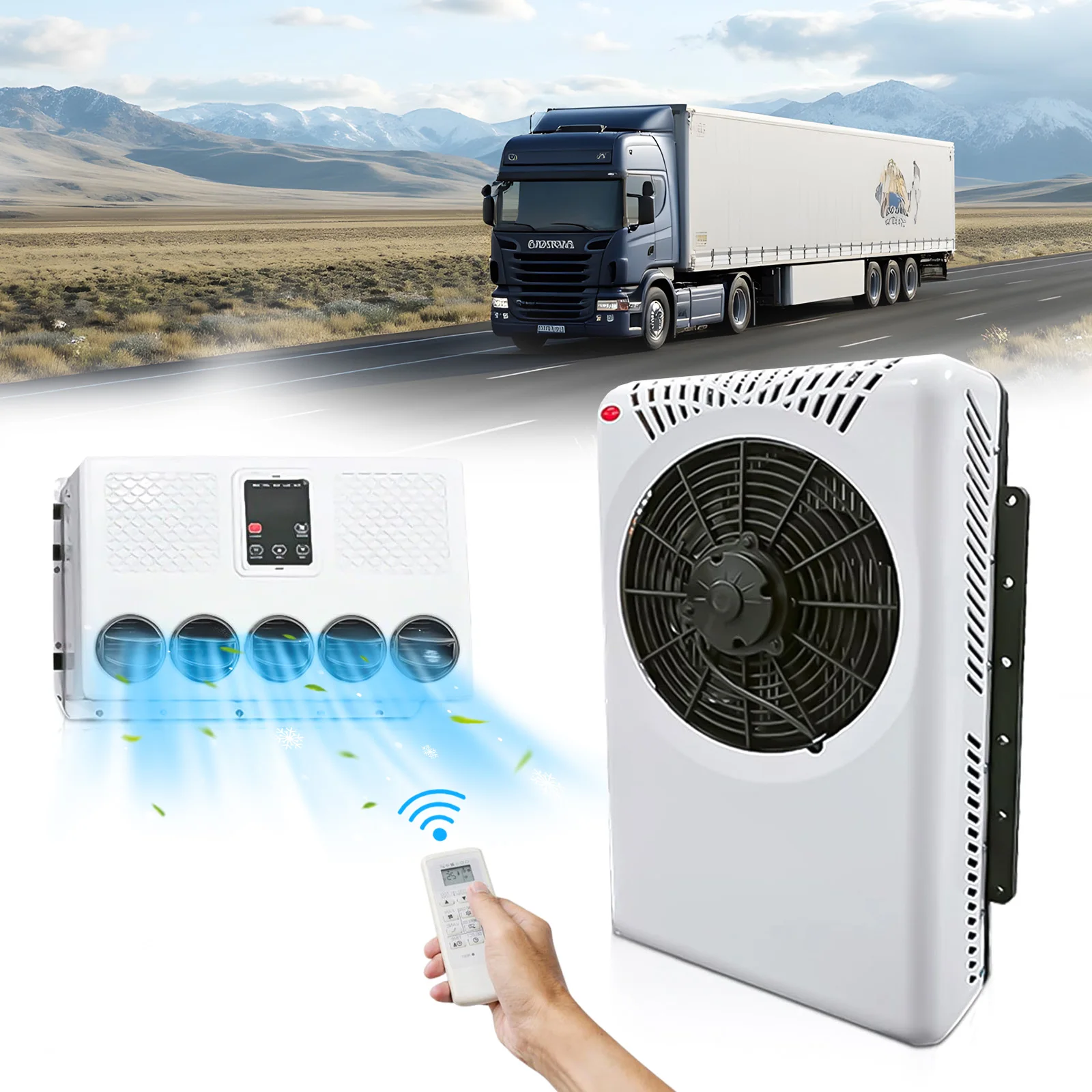 Aspligo 12V 10500BTU New Electric Car Air Conditioner New Energy Parking Split Air Conditioning for Truck Bus Camper Van RV Boat
Aspligo 12V 10500BTU New Electric Car Air Conditioner New Energy Parking Split Air Conditioning for Truck Bus Camper Van RV Boat
