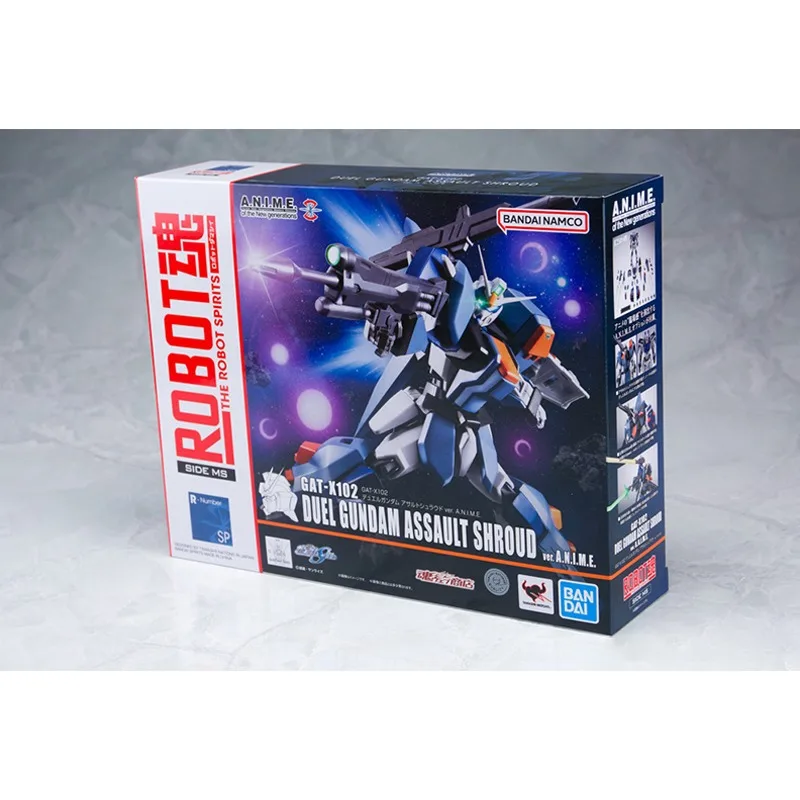 Bandai Genuine THE ROBOT SPIRITS GAT-X102 DUEL GUNDAM ASSAULT SHROUD ver. A.N.I.M.E Anime Action Figure Model Toys Gift Children 
Bandai Genuine THE ROBOT SPIRITS GAT-X102 DUEL GUNDAM ASSAULT SHROUD ver. A.N.I.M.E Anime Action Figure Model Toys Gift Children