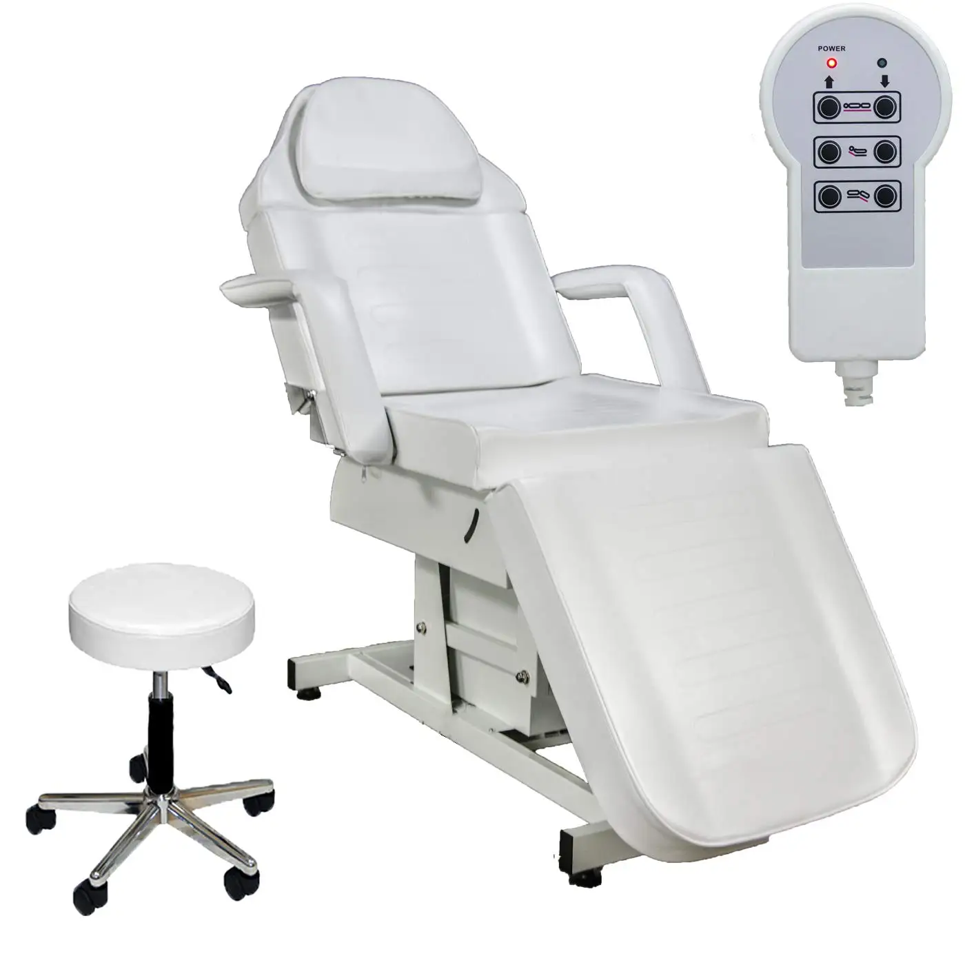 Fully Electric Controlled Massage & Facial Bed, Adjustable Backrest & Leg Rest, Removable Arms, Included Technician, Customized
Fully Electric Controlled Massage & Facial Bed, Adjustable Backrest & Leg Rest, Removable Arms, Included Technician, Customized
