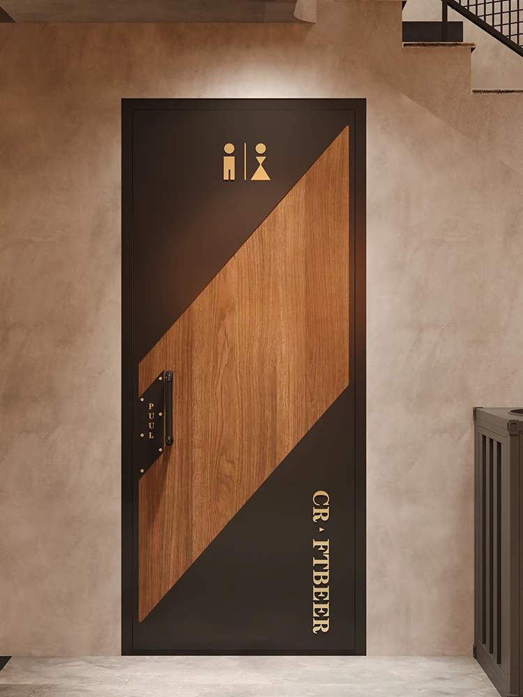 Industrial wind wrought iron solid wood door restaurant box retro ktv bar custom indoor kitchen bathroom toilet door
Industrial wind wrought iron solid wood door restaurant box retro ktv bar custom indoor kitchen bathroom toilet door