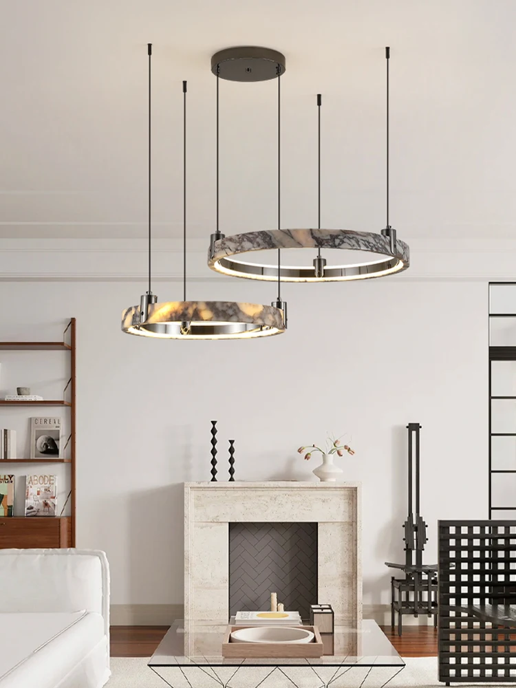 Арт-деко натуральный мраморный кольцо с регулируемой яркостью светодиодная люстра освещение блеск Para Sala Estar алебастровый подвесной светильник для гостиной
Арт-деко натуральный мраморный кольцо с регулируемой яркостью светодиодная люстра освещение блеск Para Sala Estar алебастровый подвесной светильник для гостиной
