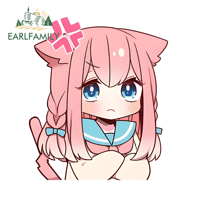 Наклейка на автомобиль EARLFAMILY с розовой пушистой злой аниме-девушкой, забавная креативная модная наклейка на дверь автомобиля, водонепроницаемая, солнцезащитная, JDM, с индивидуальной печатью
Наклейка на автомобиль EARLFAMILY с розовой пушистой злой аниме-девушкой, забавная креативная модная наклейка на дверь автомобиля, водонепроницаемая, солнцезащитная, JDM, с индивидуальной печатью