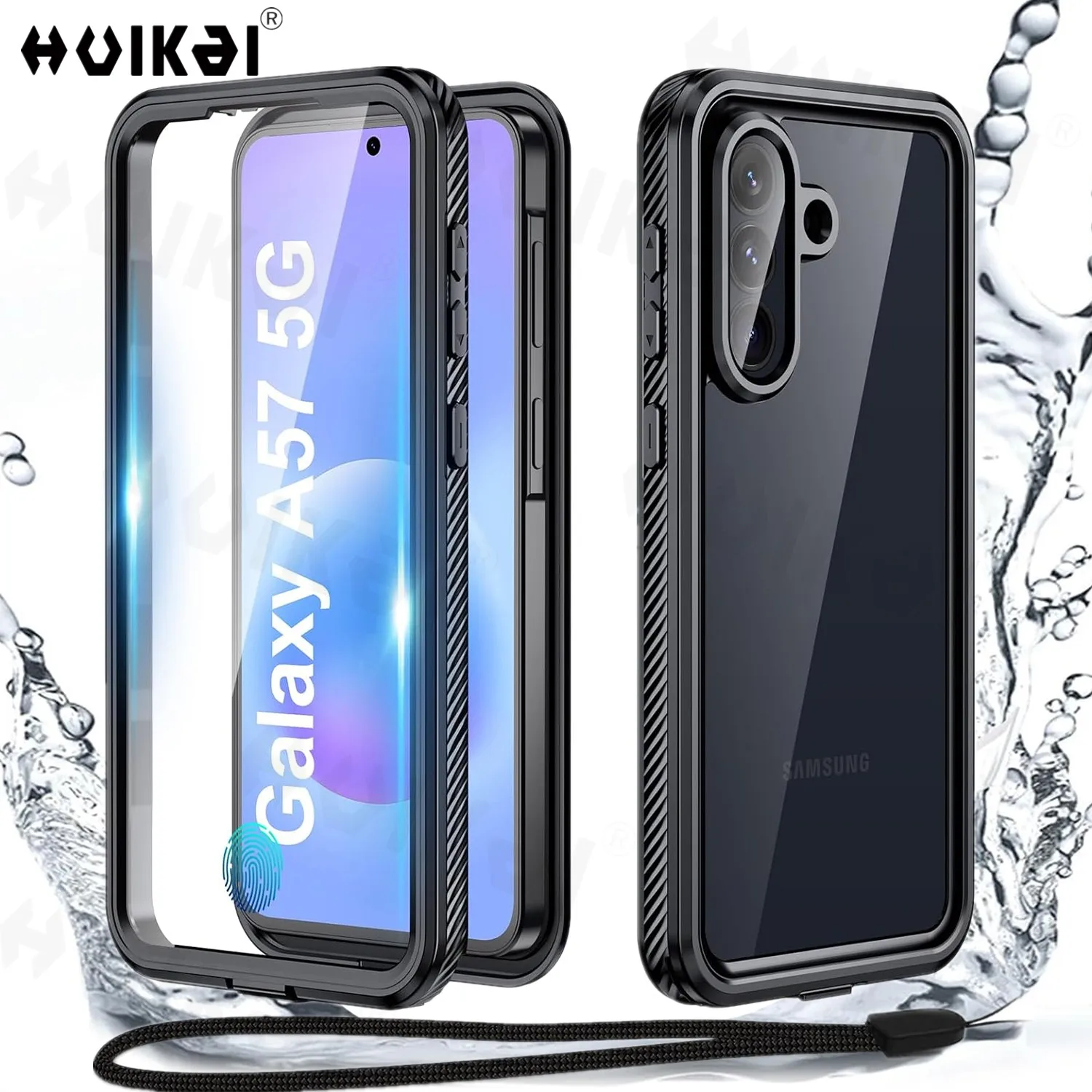 Case For Samsung Galaxy A57 5G A37 A56 A36 A17 IP68 Waterproof Shockproof Dustproof Certified Full Body Protective Phone Cover
Case For Samsung Galaxy A57 5G A37 A56 A36 A17 IP68 Waterproof Shockproof Dustproof Certified Full Body Protective Phone Cover