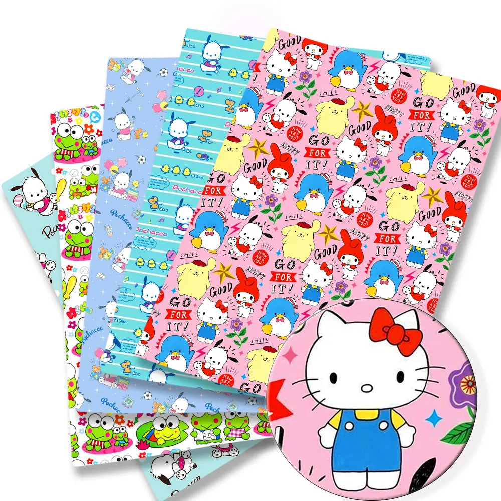 Hello Kitty 140x50CM Cartoon cotton fabric Patchwork Tissue Kid Home Textile Sewing Doll Dress Curtain Polyester cotton Fabric
Hello Kitty 140x50CM Cartoon cotton fabric Patchwork Tissue Kid Home Textile Sewing Doll Dress Curtain Polyester cotton Fabric