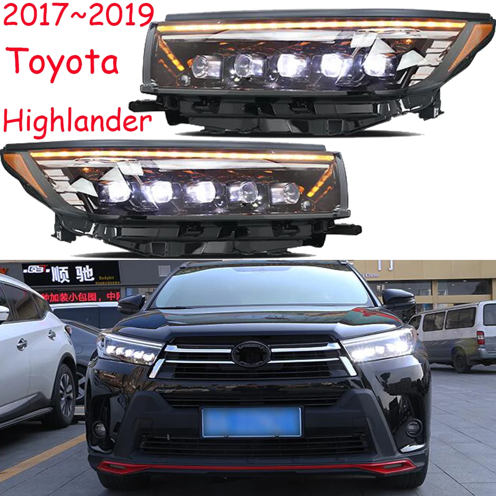 2017 ~ 2019 автомобильный передний фонарь для Toyota Highlander, фары Kluger, автомобильные аксессуары, полностью светодиодные противотуманные фары Highlander
2017 ~ 2019 автомобильный передний фонарь для Toyota Highlander, фары Kluger, автомобильные аксессуары, полностью светодиодные противотуманные фары Highlander