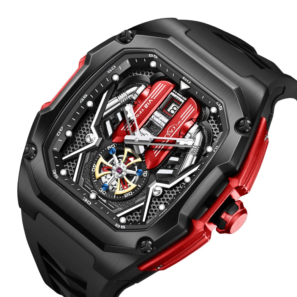 Engine Surface Design Quartz Watch for Men Original Top Brand Rubber strap Waterproof Luminous Date Men's Quartz Watch reloj
Engine Surface Design Quartz Watch for Men Original Top Brand Rubber strap Waterproof Luminous Date Men's Quartz Watch reloj