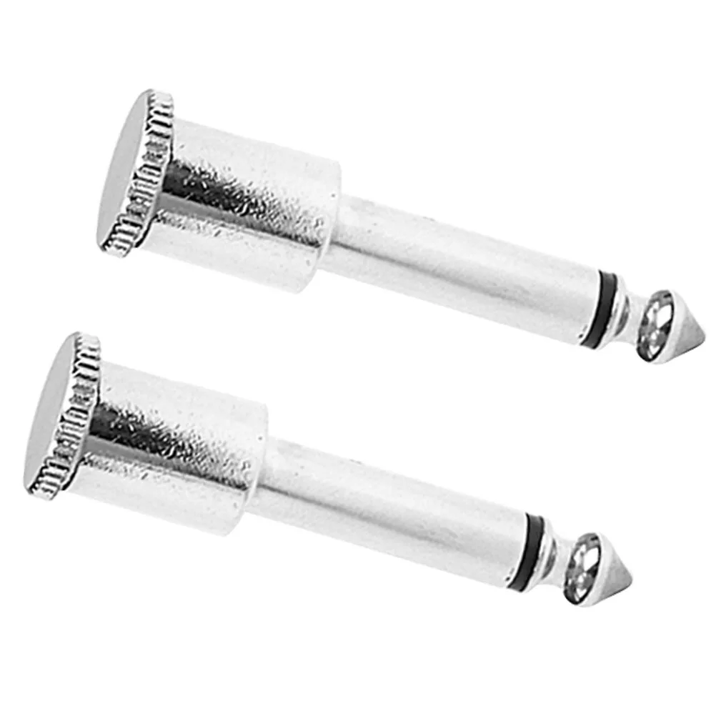 2 Pcs Plug Pedal Board Connectors Patch Cable Adapters Electric Guitar Silver for Wiring
2 Pcs Plug Pedal Board Connectors Patch Cable Adapters Electric Guitar Silver for Wiring