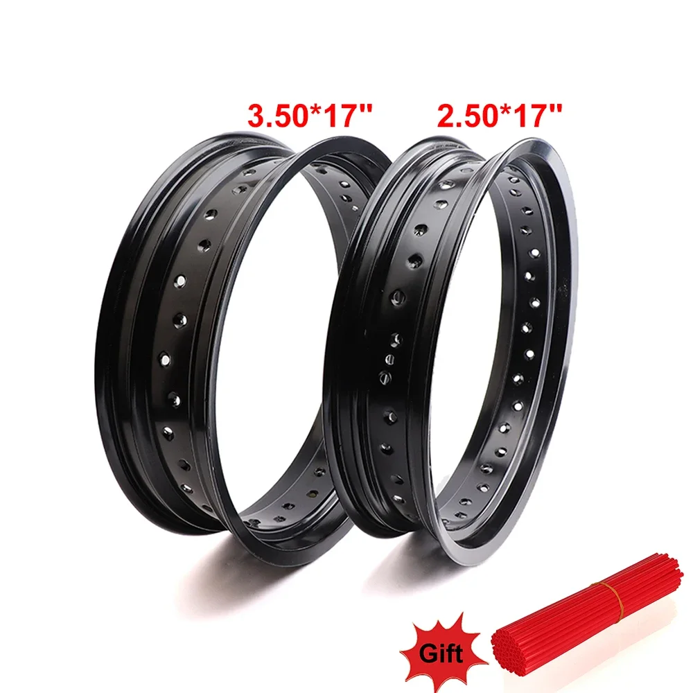 Motorcycle 17 Inch Aluminum Alloy Wheel Hub 32/36 Spokes Holes 3.50*17 & 2.50*17 Rims Motocross Front 2.50X17" Rear 3.50X17"
Motorcycle 17 Inch Aluminum Alloy Wheel Hub 32/36 Spokes Holes 3.50*17 & 2.50*17 Rims Motocross Front 2.50X17" Rear 3.50X17"