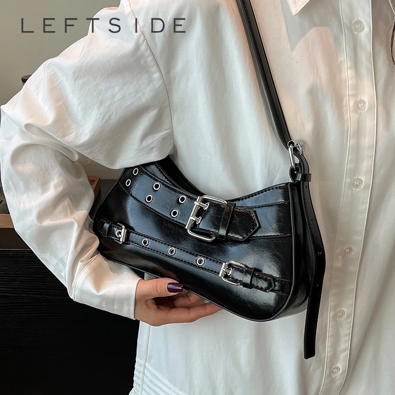 LEFTSIDE PU Leather Small Crossbody Bags Lady Belt Buckle Design Shoulder Bag for Women 2025 New Fashion Handbags and Purses
LEFTSIDE PU Leather Small Crossbody Bags Lady Belt Buckle Design Shoulder Bag for Women 2025 New Fashion Handbags and Purses