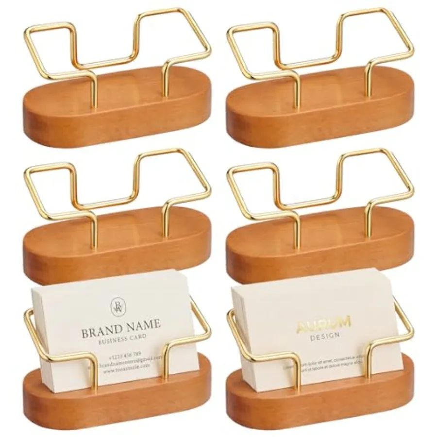 Pcs Wood Business Card Holder Display for Desk Metal Wooden Creative Name Card Organizer Business Display Holders for Women Men
Pcs Wood Business Card Holder Display for Desk Metal Wooden Creative Name Card Organizer Business Display Holders for Women Men