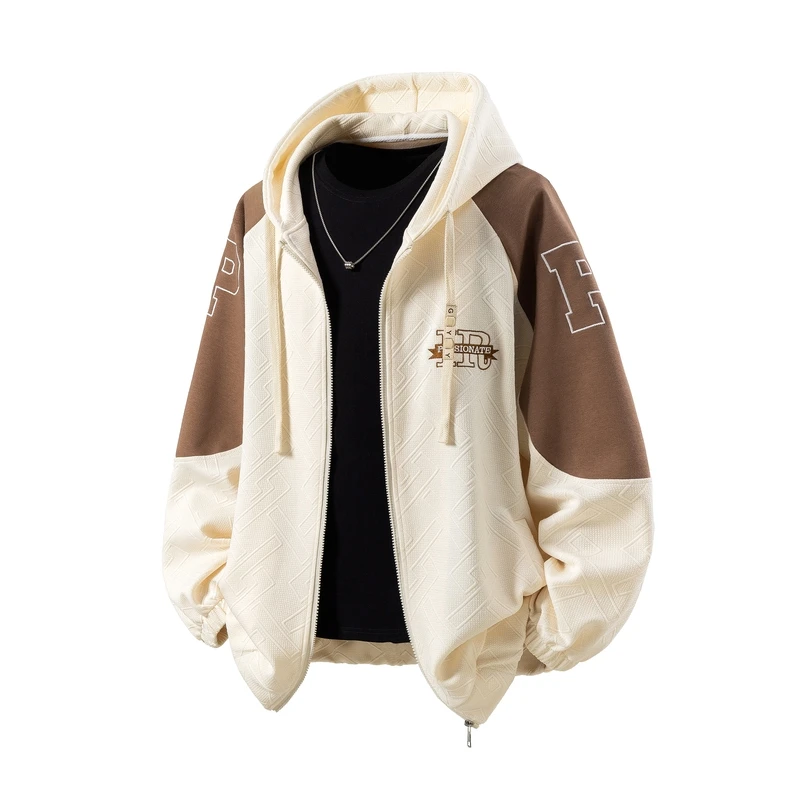 Модные мужские куртки с капюшоном, весенне-осенние свободные повседневные пальто, молодежная уличная одежда, ветровка на молнии, уличные топы
Модные мужские куртки с капюшоном, весенне-осенние свободные повседневные пальто, молодежная уличная одежда, ветровка на молнии, уличные топы