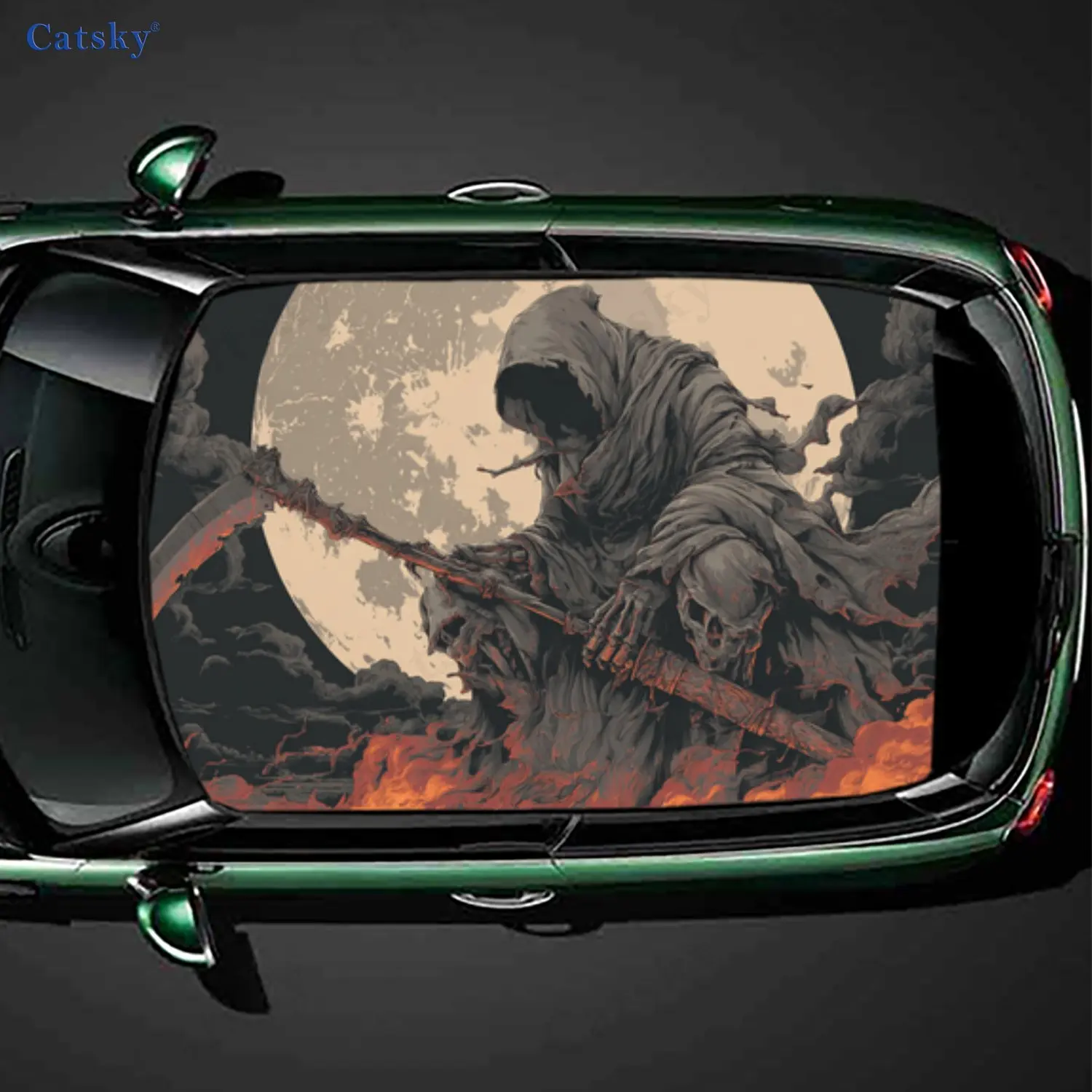 Hellfire Reaper Exploration Car Roof Sticker, PVC Self-Adhesive Waterproof Car Vinyl Decal, Car Decoration Protection Stickers,
Hellfire Reaper Exploration Car Roof Sticker, PVC Self-Adhesive Waterproof Car Vinyl Decal, Car Decoration Protection Stickers,
