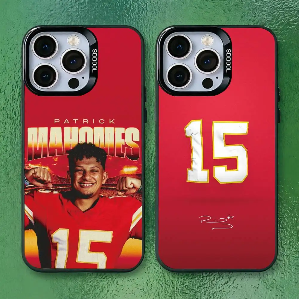 American Football Patrick Mahomes Phone Case For iPhone 17,16,15,14,13,12Plus,Pro Max,XS,Colorful Silver Phone case Funda Cover
American Football Patrick Mahomes Phone Case For iPhone 17,16,15,14,13,12Plus,Pro Max,XS,Colorful Silver Phone case Funda Cover