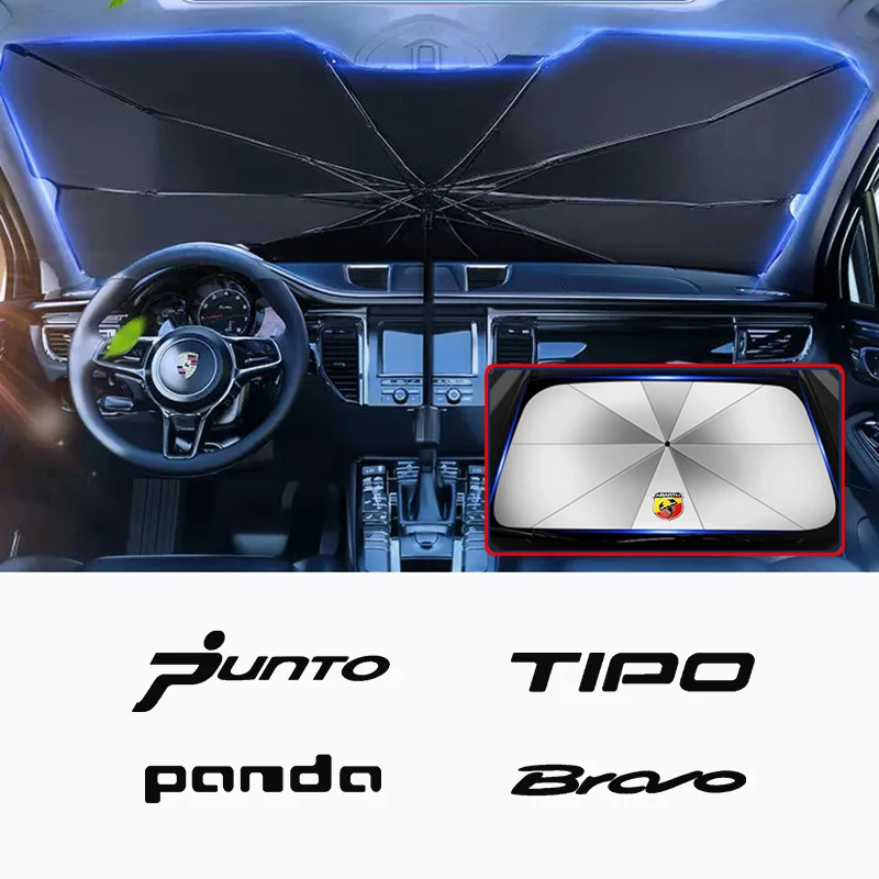 Car Windshield Sun Shade Blocks UV Ray Reflector Umbrella for fiat Abarth 500 FR Punto TIPO Stilo Bravo Panda Sunshade Cover
Car Windshield Sun Shade Blocks UV Ray Reflector Umbrella for fiat Abarth 500 FR Punto TIPO Stilo Bravo Panda Sunshade Cover
