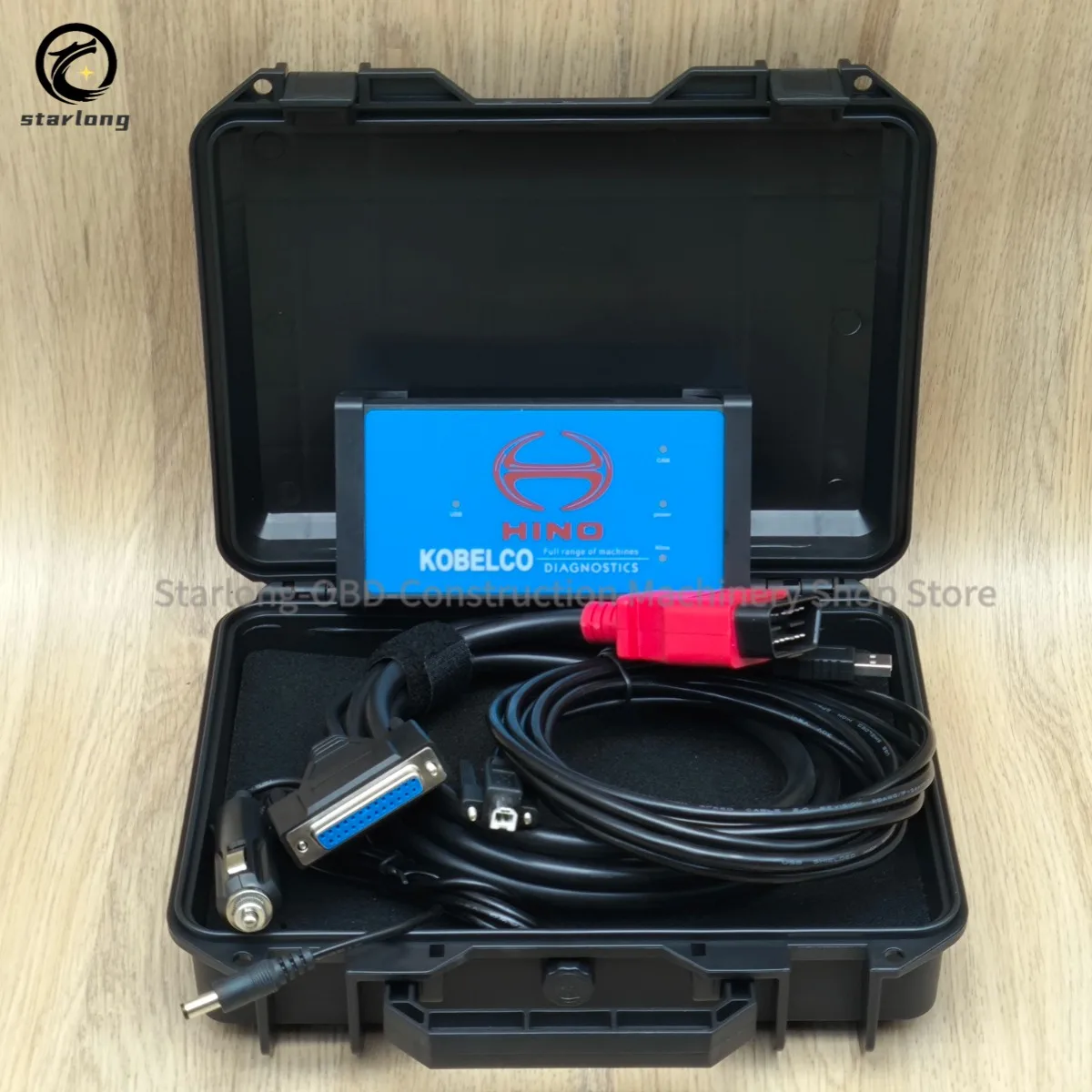 For HINO Kobelco Engine failure diagnostic tool for Excavator Scaner Detector 09993-E9070 Data Link Communication
For HINO Kobelco Engine failure diagnostic tool for Excavator Scaner Detector 09993-E9070 Data Link Communication