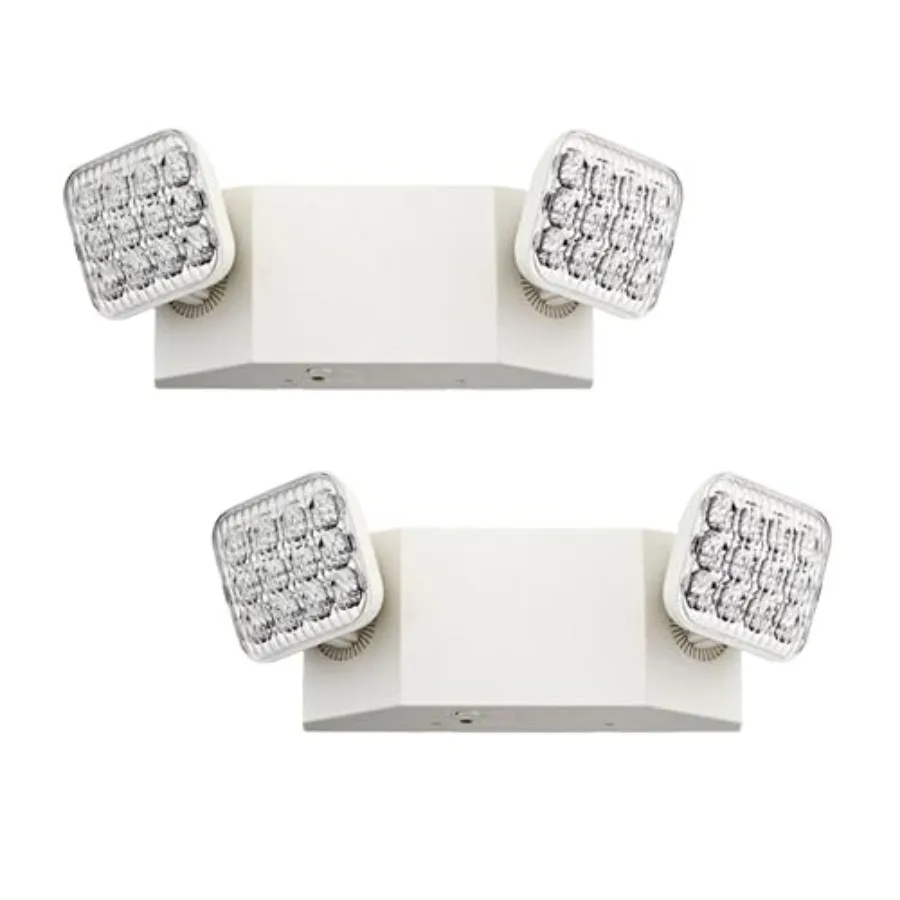 Basics LED Emergency Light, Dual Adjustable Heads, Wall Mount, Damp Rated, 90-Min Backup, 120/277V, White, 2-Pack EU2C CP2,Deal
Basics LED Emergency Light, Dual Adjustable Heads, Wall Mount, Damp Rated, 90-Min Backup, 120/277V, White, 2-Pack EU2C CP2,Deal