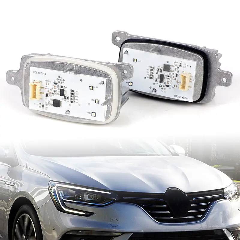 Модуль передних фар DRL, светодиодный блок управления дневными ходовыми огнями для Renault Megane IV 2015-2022 285753299R 285759447R
Модуль передних фар DRL, светодиодный блок управления дневными ходовыми огнями для Renault Megane IV 2015-2022 285753299R 285759447R