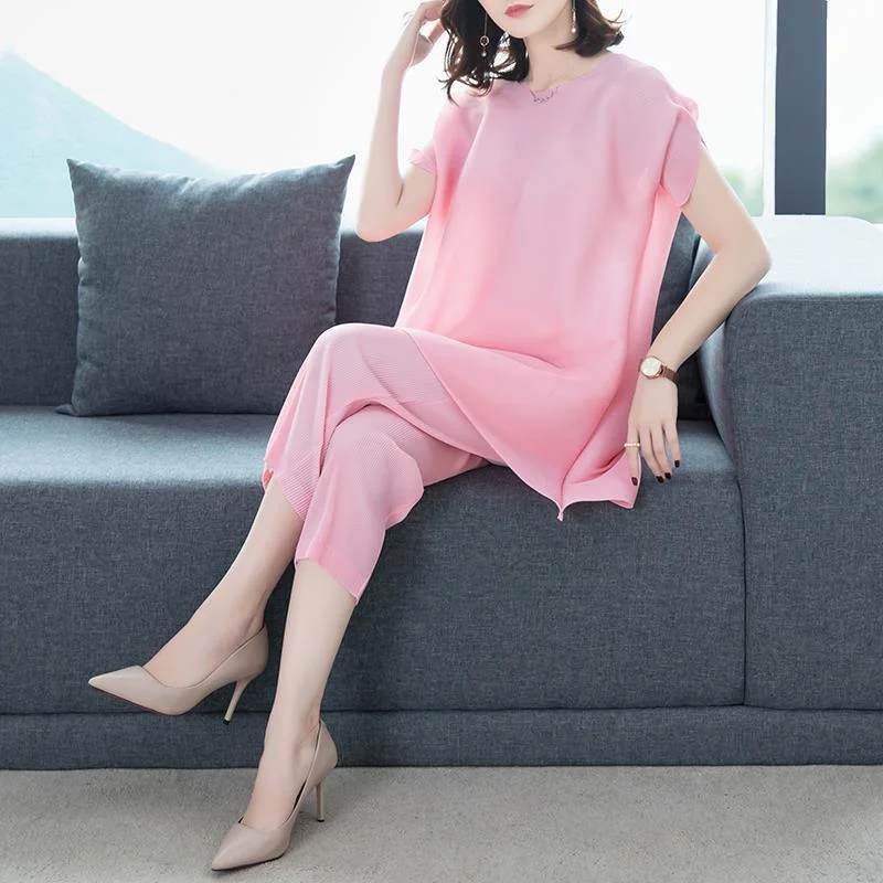Young Mom Summer Fashion Set Elegant Midlife Women's Clothing Two-Piece Wedding Attire Age-Defying Trendy Workwear
Young Mom Summer Fashion Set Elegant Midlife Women's Clothing Two-Piece Wedding Attire Age-Defying Trendy Workwear