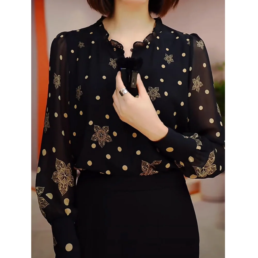 Floral Print Chiffon irt Long Sve Women's Faionable Top Mom's Sle Spring Autumn New Arrival Korean Loose Fit Button ...
Floral Print Chiffon irt Long Sve Women's Faionable Top Mom's Sle Spring Autumn New Arrival Korean Loose Fit Button ...