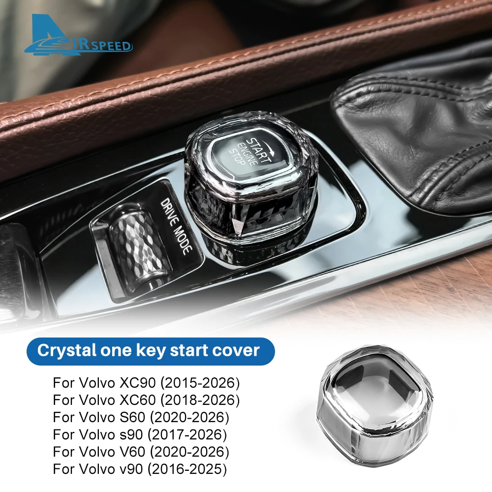 Кристаллическая накладка на кнопку запуска двигателя для Volvo XC90 XC60 S60 S90 V60 V90, аксессуар для стайлинга, 1 шт.
Кристаллическая накладка на кнопку запуска двигателя для Volvo XC90 XC60 S60 S90 V60 V90, аксессуар для стайлинга, 1 шт.
