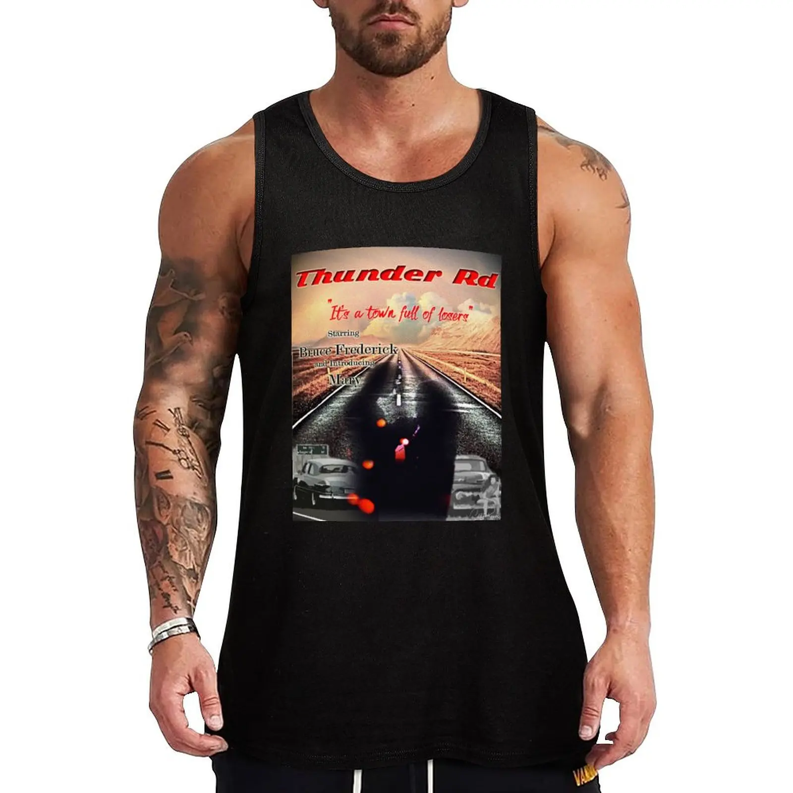 Thunder Rd Poster. Bruce. Born To Run. WallsOfFame Tank Top Art Print Tank Top Creative Graphic Sleeveless Shirt
Thunder Rd Poster. Bruce. Born To Run. WallsOfFame Tank Top Art Print Tank Top Creative Graphic Sleeveless Shirt