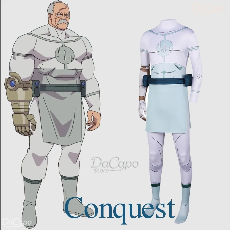 Invincible Conquest Viltrumite Subject 4 Cosplay Superhero Soldier Jumpsuit Halloween Mens Coalition Clothing Bodysuit bag
Invincible Conquest Viltrumite Subject 4 Cosplay Superhero Soldier Jumpsuit Halloween Mens Coalition Clothing Bodysuit bag
