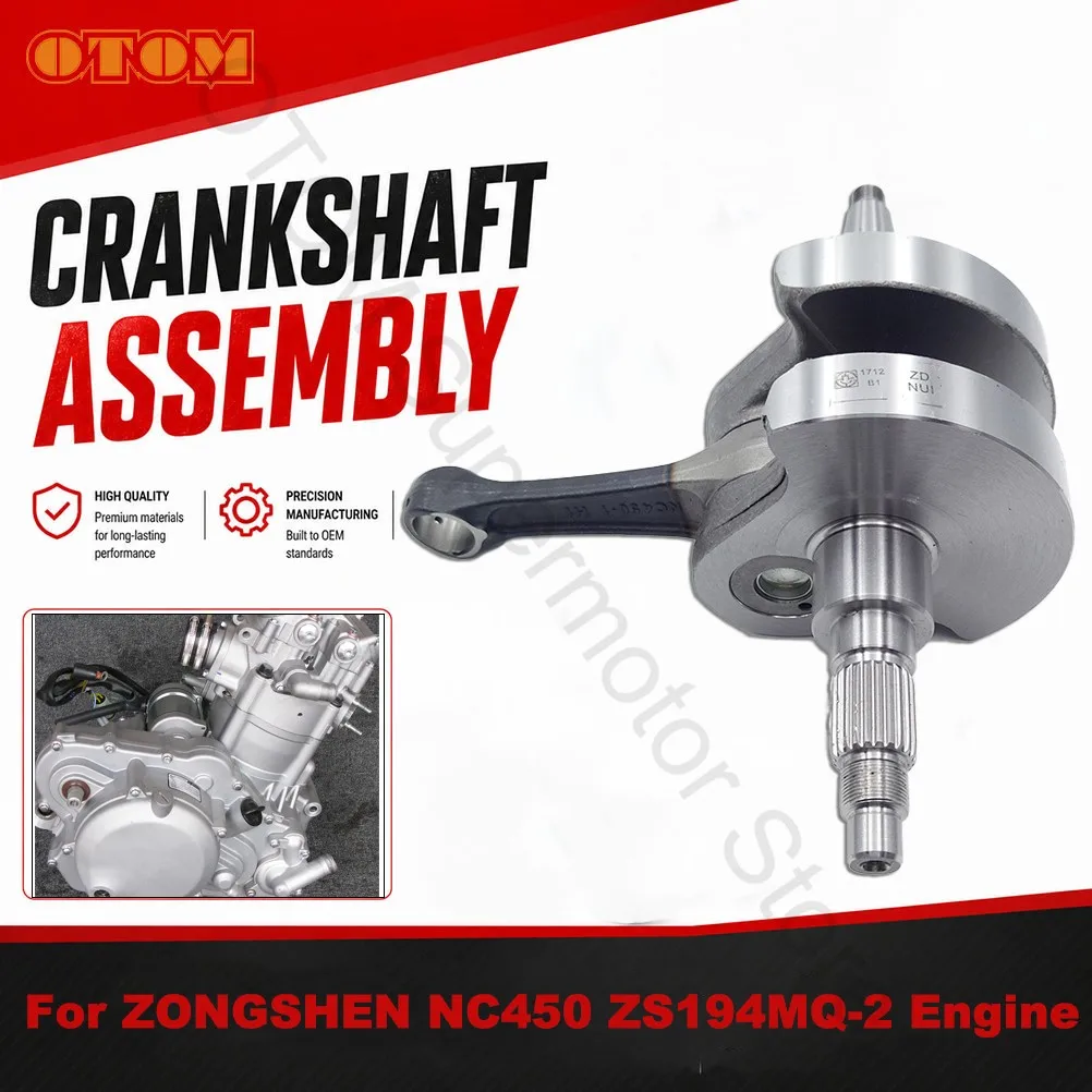 ZS194MQ-2 NC450 Motorcycle Crankshaft Assembly Crank Shaft Connecting Rod For ZONGSHEN KEWS K16 K23 LONCIN HEGNJIAN KAYO GR BSE
ZS194MQ-2 NC450 Motorcycle Crankshaft Assembly Crank Shaft Connecting Rod For ZONGSHEN KEWS K16 K23 LONCIN HEGNJIAN KAYO GR BSE