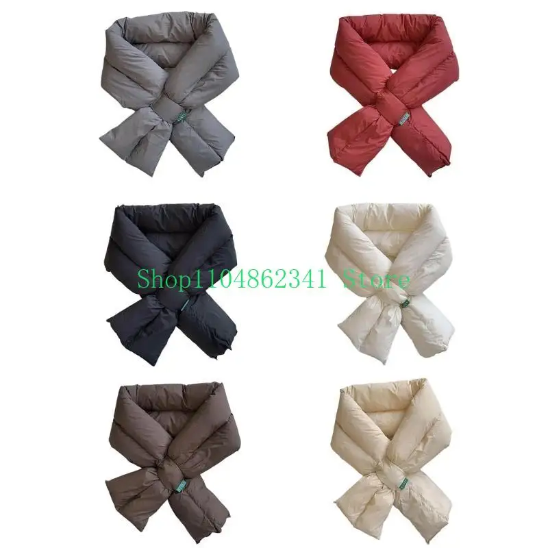 652F Down Filling Scarf Windproof Neck Warmer for Cold Weather Padded Puffer Scarves
652F Down Filling Scarf Windproof Neck Warmer for Cold Weather Padded Puffer Scarves