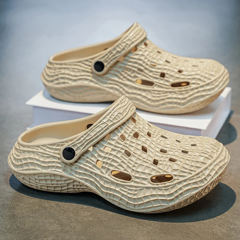 Outdoor Beach Sandals Men Pu Leather Flats Solid Colour Mens Running Footwear Fashion Outsole Male Sports Summer Man Light Shoes
Outdoor Beach Sandals Men Pu Leather Flats Solid Colour Mens Running Footwear Fashion Outsole Male Sports Summer Man Light Shoes