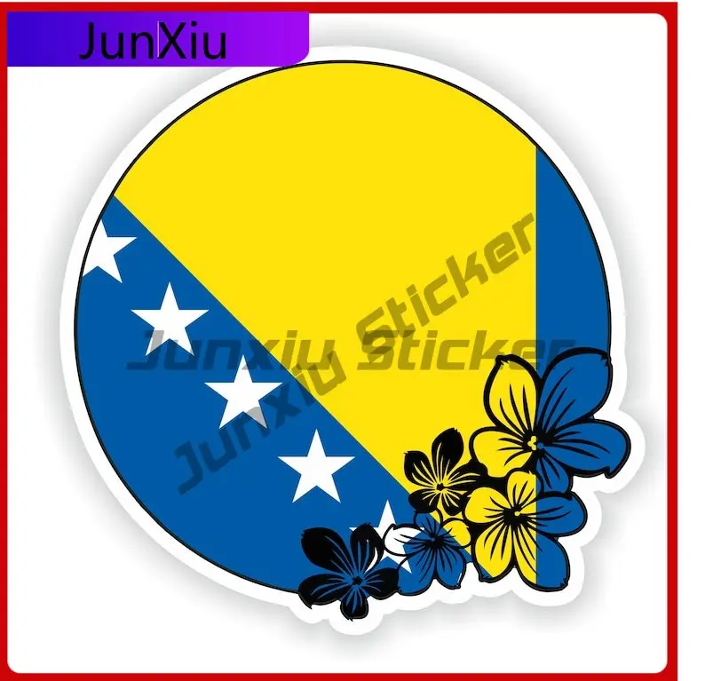 Bosnia Round Flag Flower Sticker Waterproof Decals Sticker For Car Logo Stickers Personalized Funny Decoration Guitar Accessorie
Bosnia Round Flag Flower Sticker Waterproof Decals Sticker For Car Logo Stickers Personalized Funny Decoration Guitar Accessorie