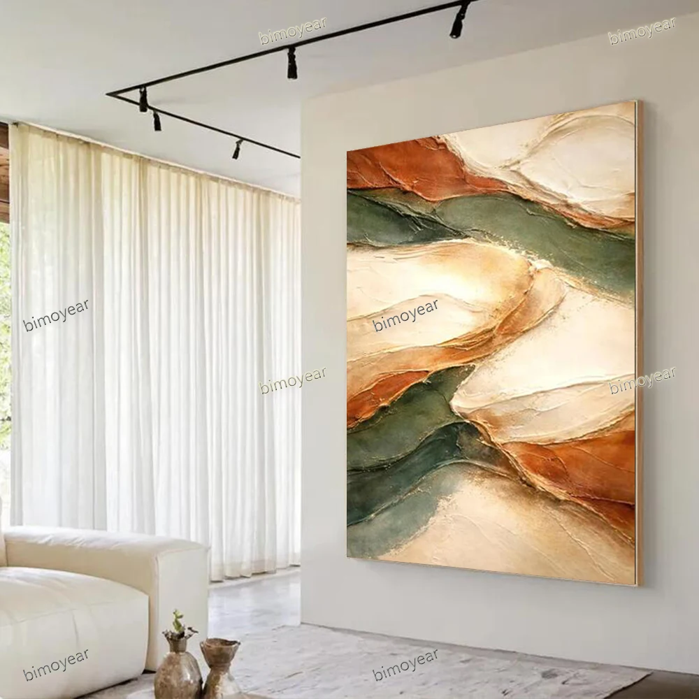 100% Handmade Abstract Oil Painting Vertical Mural Natural and Soft Tone Knife Wall art image For Home Living Room Decor Picture
100% Handmade Abstract Oil Painting Vertical Mural Natural and Soft Tone Knife Wall art image For Home Living Room Decor Picture