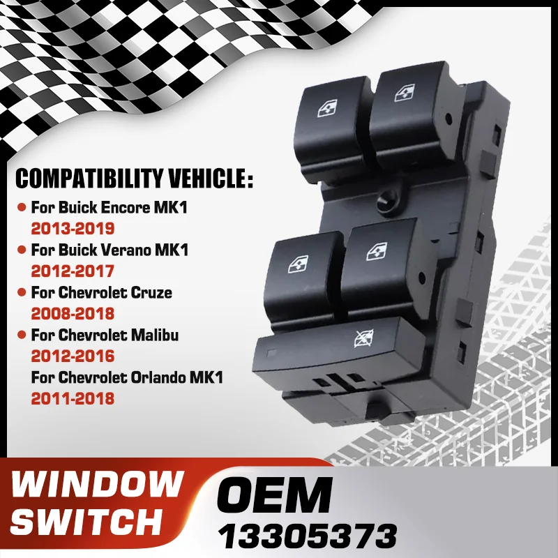 13305373 For Buick Encore Buick Verano Chevrolet Cruze Chevrolet Malibu Chevrolet Orlando Car Power Window Master Switch Button
13305373 For Buick Encore Buick Verano Chevrolet Cruze Chevrolet Malibu Chevrolet Orlando Car Power Window Master Switch Button