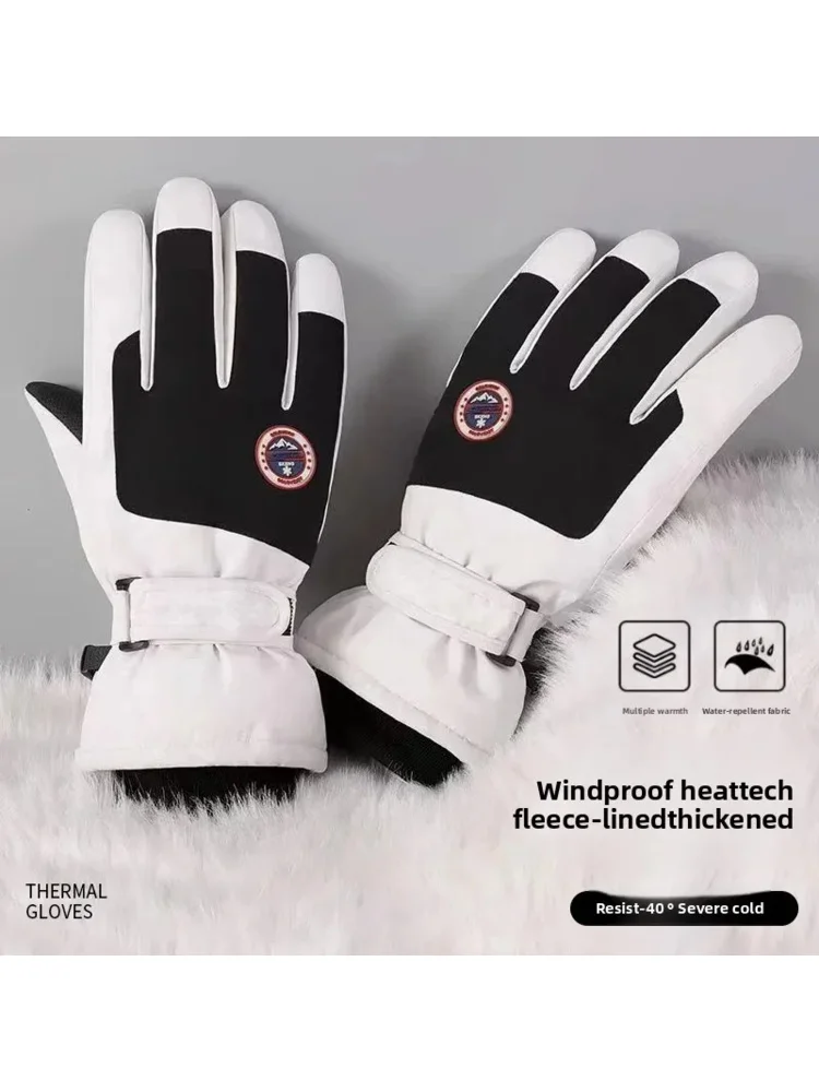 Waterproof Anti-slip Fleece Skiing Gloves for Men And Women Warm Winter Cycling Motorcycle Riding Skiing Outdoor Use Gloves
Waterproof Anti-slip Fleece Skiing Gloves for Men And Women Warm Winter Cycling Motorcycle Riding Skiing Outdoor Use Gloves