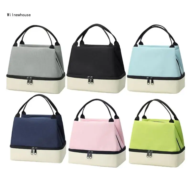 Insulated Lunch Storage Bag with Double Compartments for Work and Travel Use Dropship
Insulated Lunch Storage Bag with Double Compartments for Work and Travel Use Dropship