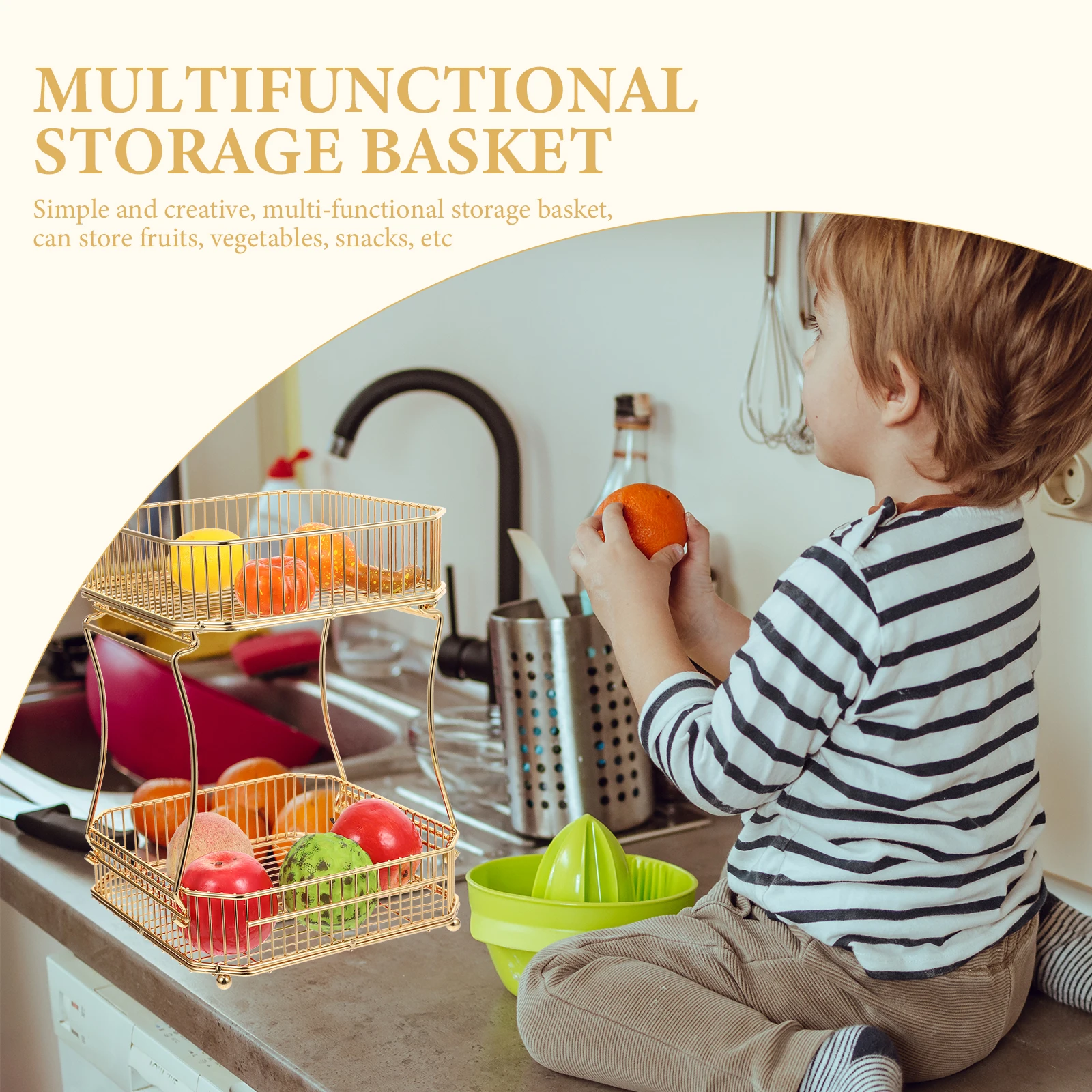 Multifunctional Space-Saving Detachable 2-Tier Iron Storage Rack Kitchen Bathroom Shelf Organizer For Seasoning Snacks
Multifunctional Space-Saving Detachable 2-Tier Iron Storage Rack Kitchen Bathroom Shelf Organizer For Seasoning Snacks