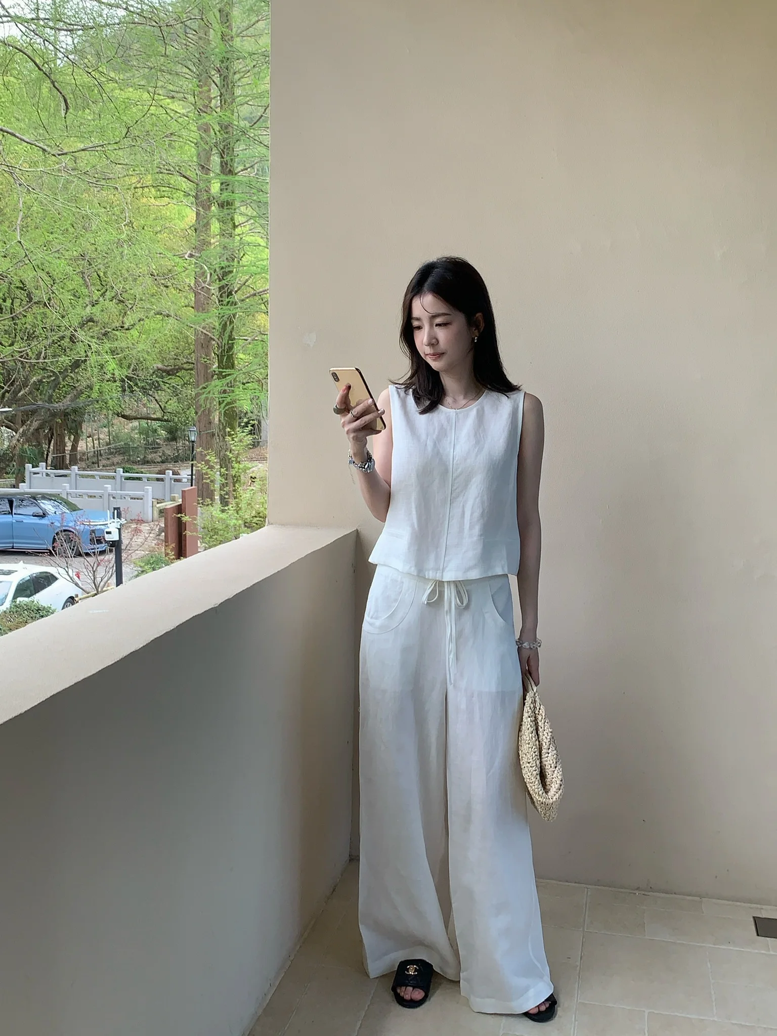 High Waist Drawstring Lazy Casual Pants Simple Stylish Ladies Straight Leg Trousers Commute Style Summer Fashion 2026
High Waist Drawstring Lazy Casual Pants Simple Stylish Ladies Straight Leg Trousers Commute Style Summer Fashion 2026