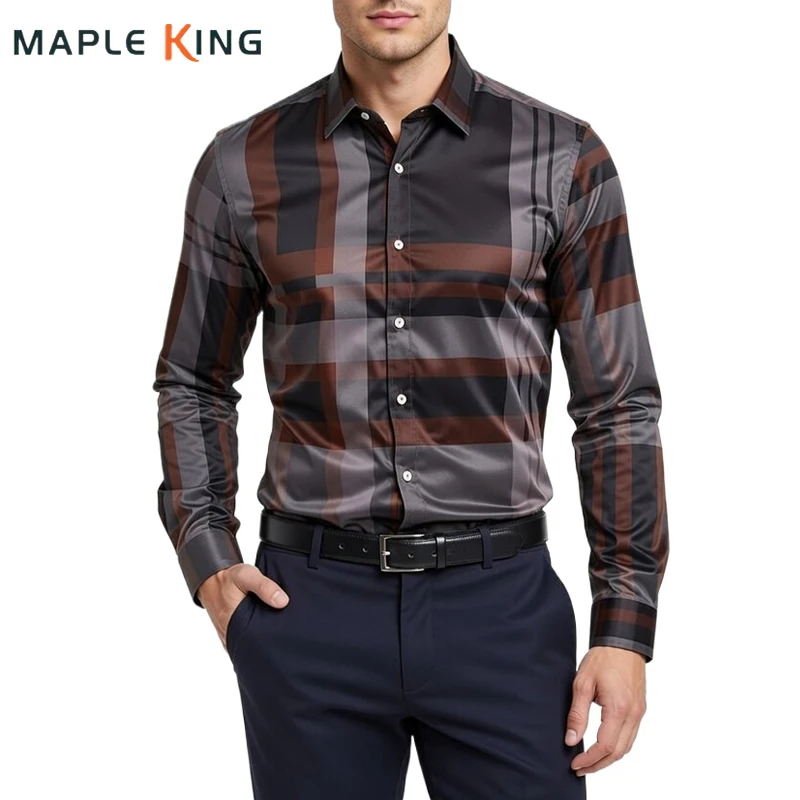 Brand Mens Red Striped Shirts Plus Size Luxury Business Long Sleeve Camisa Masculina Fashion All Match Formal Blouses Men Tops
Brand Mens Red Striped Shirts Plus Size Luxury Business Long Sleeve Camisa Masculina Fashion All Match Formal Blouses Men Tops