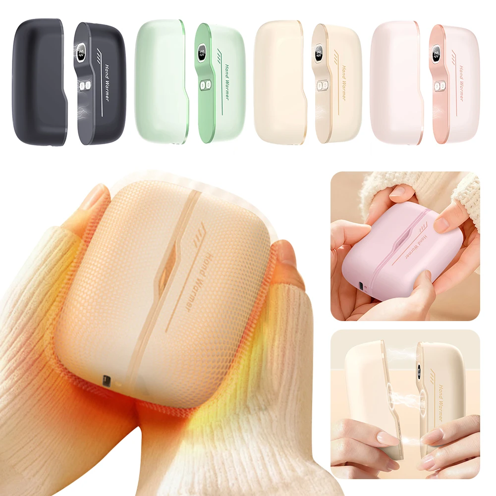 Rechargeable Magnetic Hand Warmer 2 in 1 Hand Warmers Portable Pocket Heaters for Cold Winter
Rechargeable Magnetic Hand Warmer 2 in 1 Hand Warmers Portable Pocket Heaters for Cold Winter