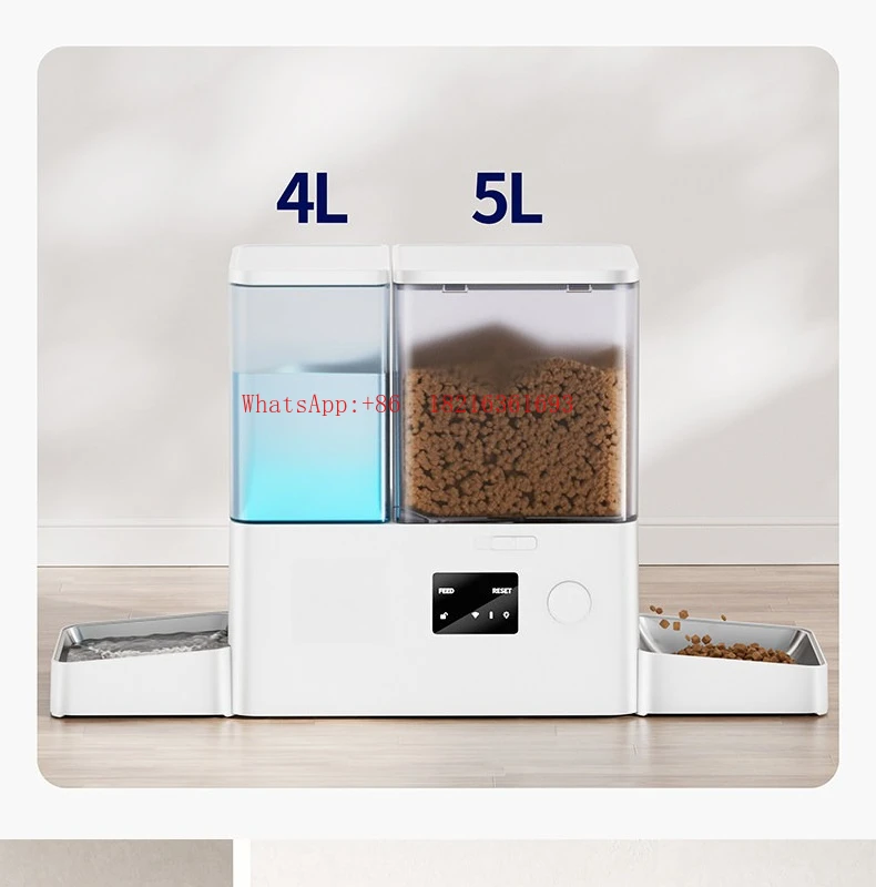 Automatic Feeder Cat Dog Food Pet Intelligent Feeding and Drinking Water All-in-one Machine Two-in-one Timing Quantitative
Automatic Feeder Cat Dog Food Pet Intelligent Feeding and Drinking Water All-in-one Machine Two-in-one Timing Quantitative