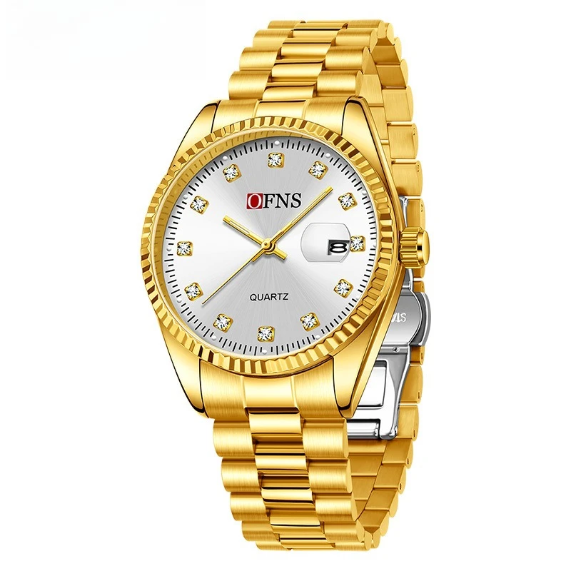 Мужские деловые часы с увеличенным светящимся календарем, водонепроницаемые, простые, с бриллиантовой инкрустацией, на стальном браслете, кварцевые, женские.
Мужские деловые часы с увеличенным светящимся календарем, водонепроницаемые, простые, с бриллиантовой инкрустацией, на стальном браслете, кварцевые, женские.