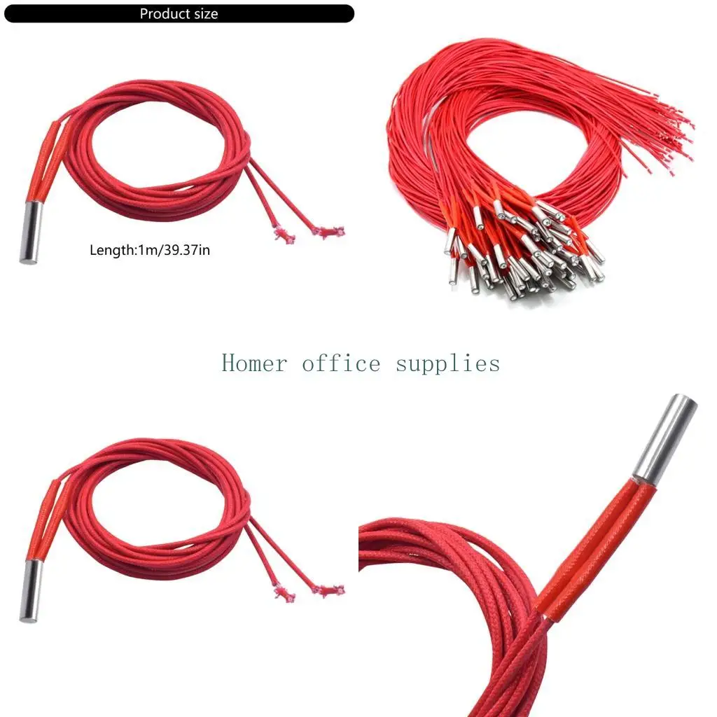 K43B 12V 24V 40W Heating Rod Heater Cartridge For Reliable Fast 3D Printer Heating Energy Saving
K43B 12V 24V 40W Heating Rod Heater Cartridge For Reliable Fast 3D Printer Heating Energy Saving