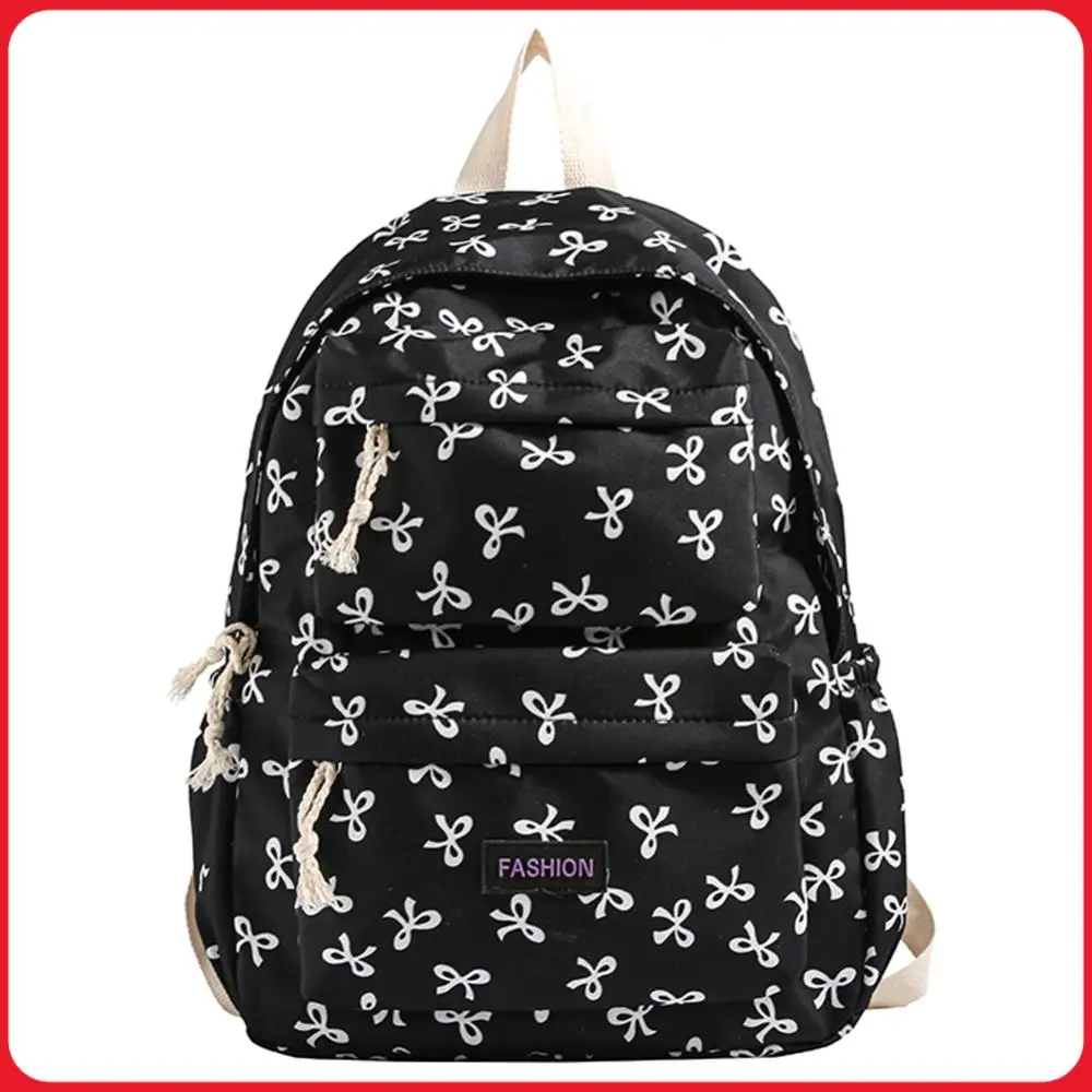 Bow Print Bookbag Preppy Laptop Bag Middle Bag for Girls
Bow Print Bookbag Preppy Laptop Bag Middle Bag for Girls