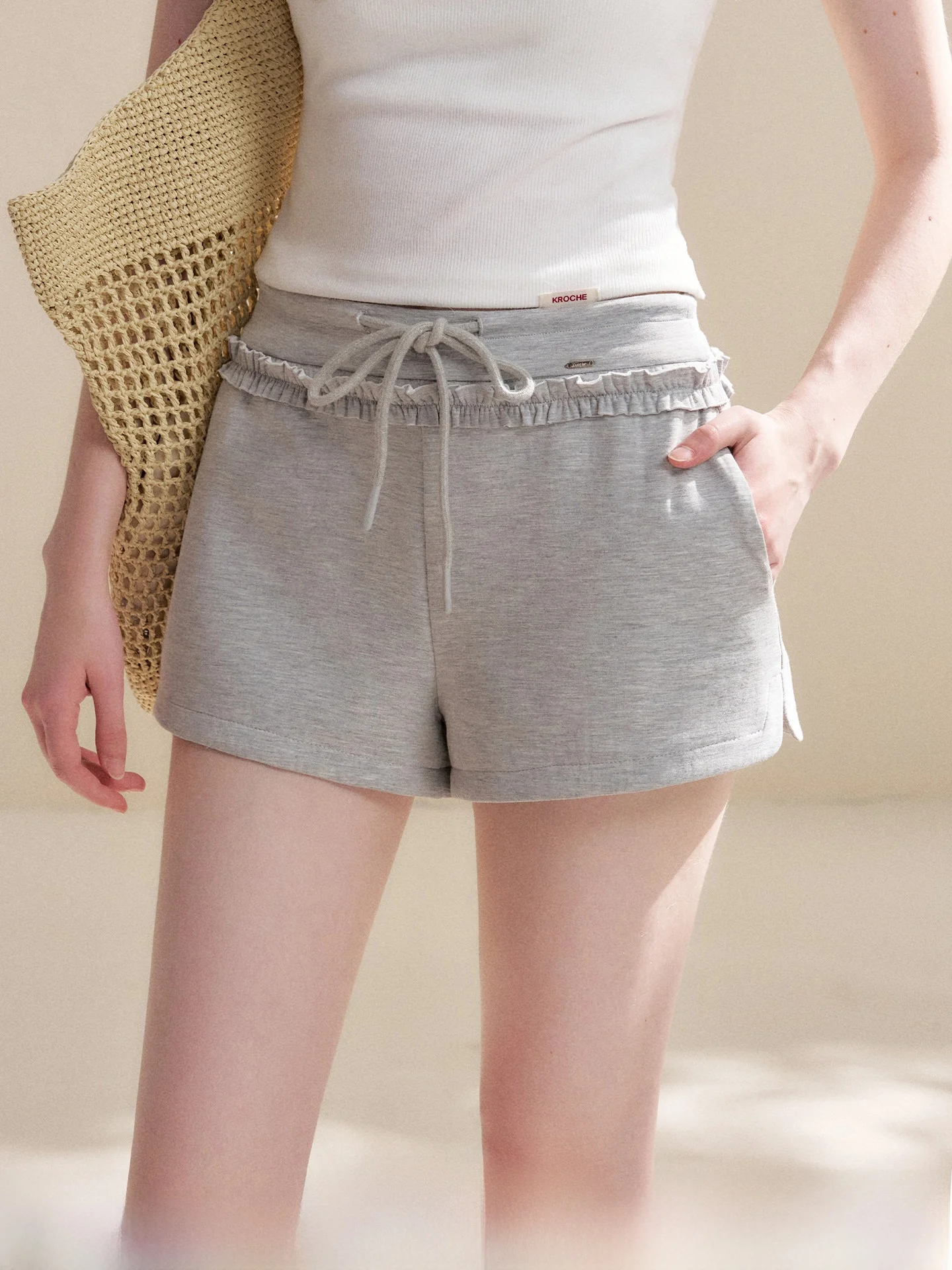 Kroche Disordered Ballet Earlet Lace Trim Elastic Waist Casual Versatile A-Line Shorts Polyester Cotton Viscose Spandex Blend
Kroche Disordered Ballet Earlet Lace Trim Elastic Waist Casual Versatile A-Line Shorts Polyester Cotton Viscose Spandex Blend