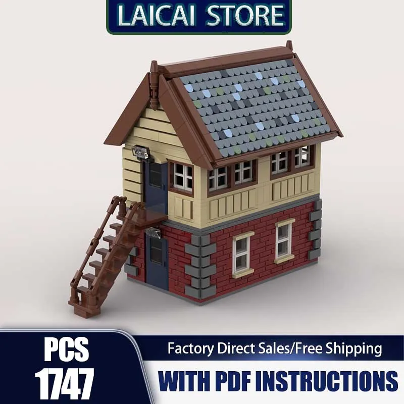 City Street View Model Moc Building Bricks Signal Box Model Technology Blocks Railway Train Model Assembly Gift Toys DIY Sets
City Street View Model Moc Building Bricks Signal Box Model Technology Blocks Railway Train Model Assembly Gift Toys DIY Sets