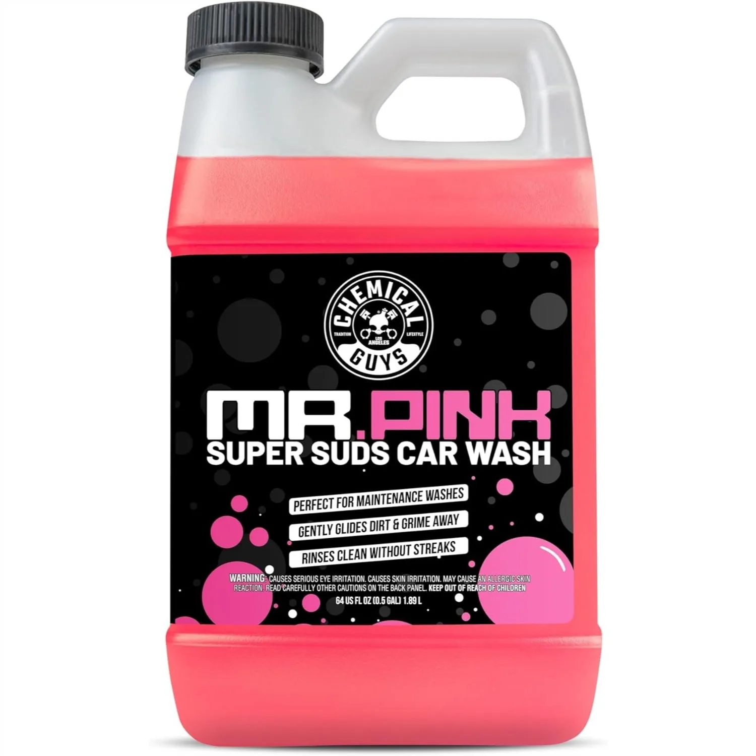 Mr. Pink Car Wash Soap 64 oz - Super Suds Foaming Soap for Foam Cannon or Bucket Wash, pH Balanced Safe on Wax and Ceramic
Mr. Pink Car Wash Soap 64 oz - Super Suds Foaming Soap for Foam Cannon or Bucket Wash, pH Balanced Safe on Wax and Ceramic