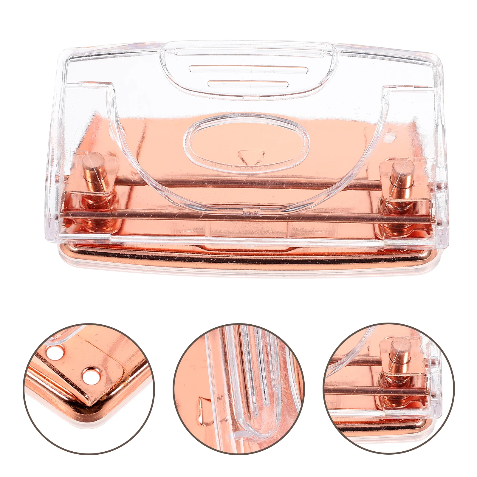 Scissors Rose Gold Hole Punch Office Planner Puncher Accessory Aluminum Alloy Small Two
Scissors Rose Gold Hole Punch Office Planner Puncher Accessory Aluminum Alloy Small Two